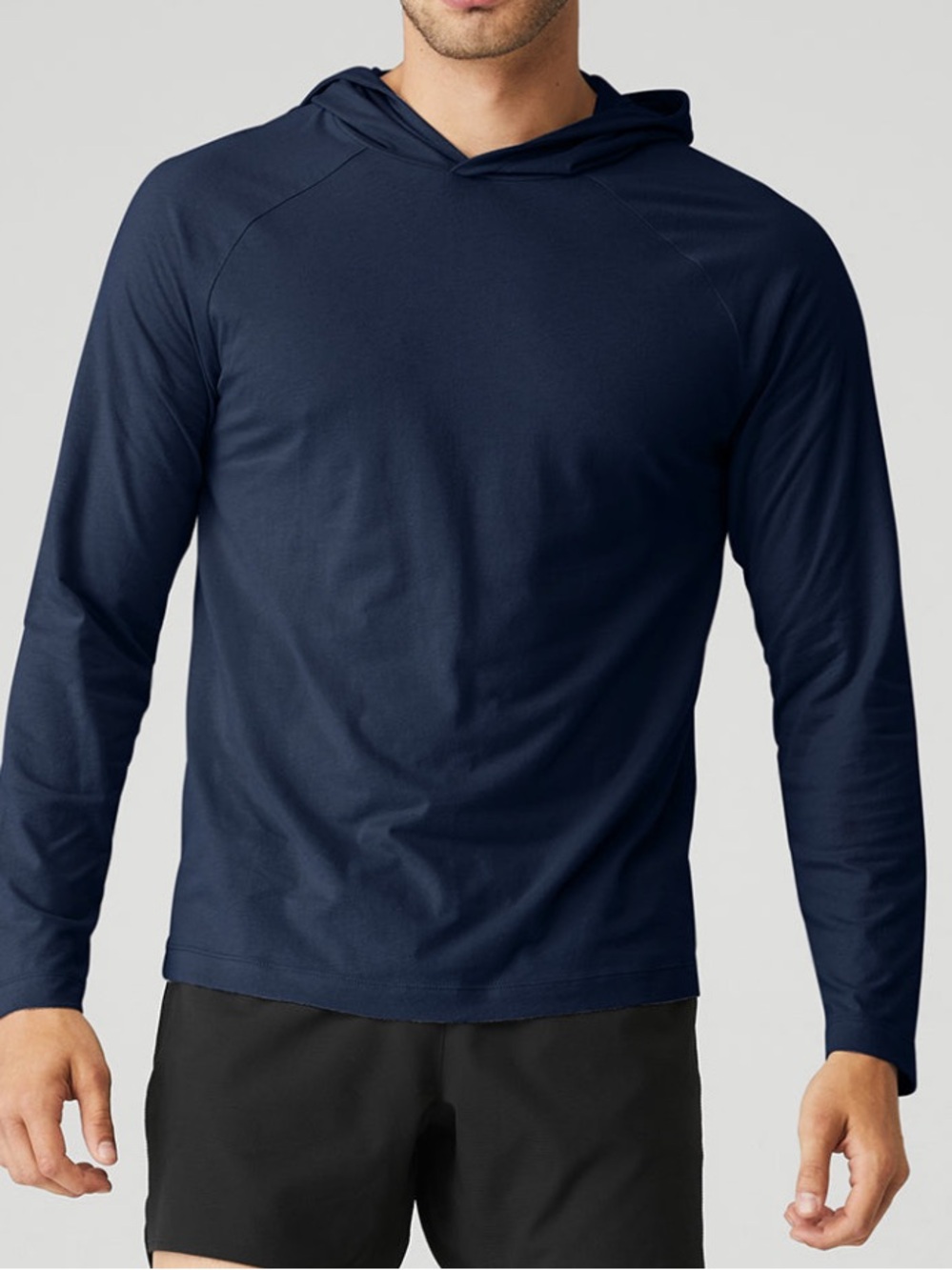 Alo Yoga Core Hooded Runner Long Sleeve Shirt XL New